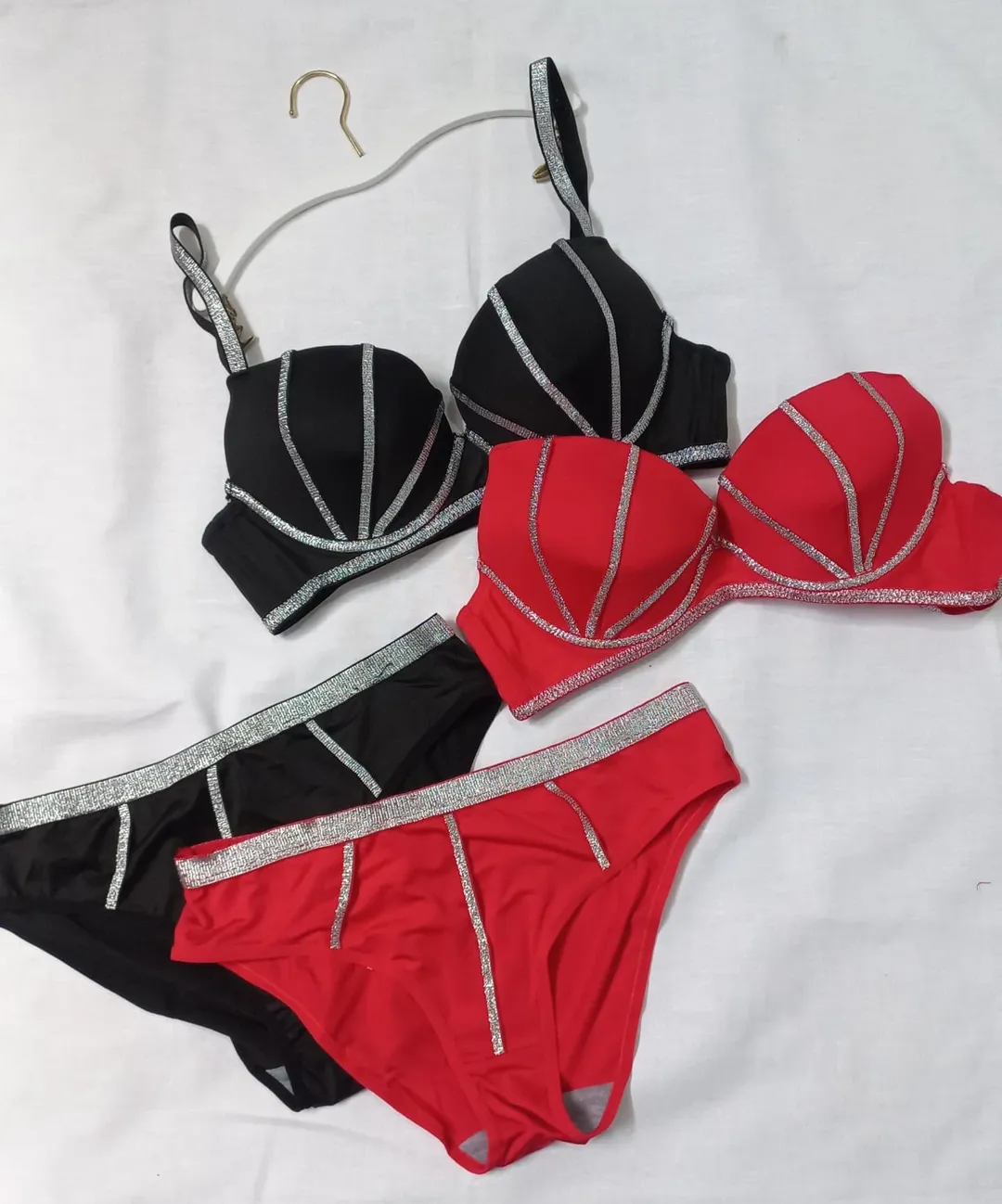 ست شورت و سوتین تسفنجی شاین